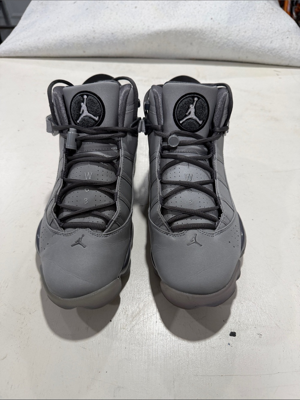 Jordan Men's Gray/Black High-Top Sneakers